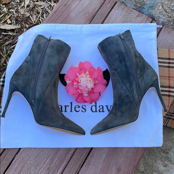 Charles David Shoes - 🌺 CHARLES DAVID Charcoal Gray SEXY Booties Sz 9.5